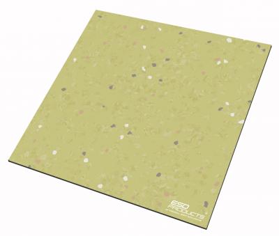 Electrostatic Dissipative Floor Tile Signa ED Yellow Green 610 x 610 mm x 2 mm Antistatic ESD Rubber Floor Covering